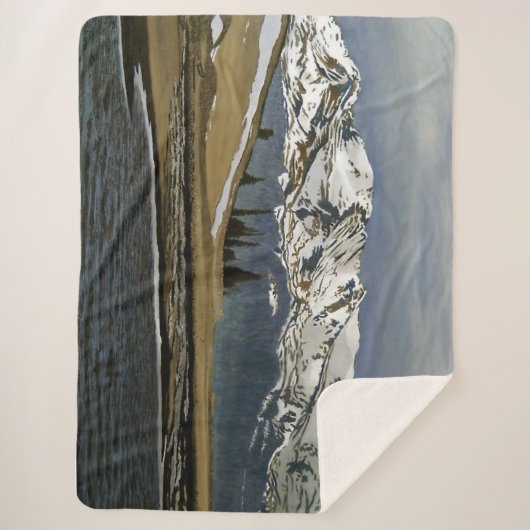 Winter Leadville Colorado — Landschap Sherpa Deken (Voorkant)