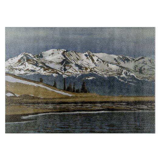 Winter Leadville Colorado — Landschap Snijplank (Voorkant)