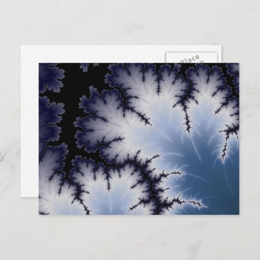 Winter Leaf Briefkaart (Voorkant / Achterkant)