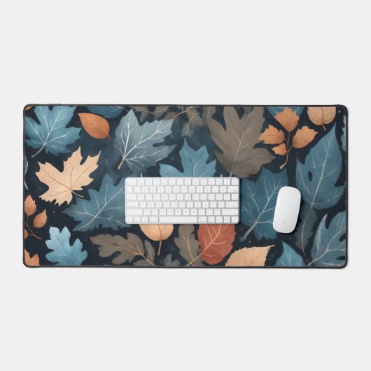 Winter Leaf Desk Mat (Keyboard & Muis)