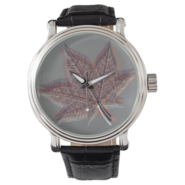 Winter Leaf Horloge (Voorkant)