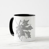 winter leaf mok (Voorkant links)