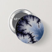 Winter Leaf Ronde Button 5,7 Cm (Voorkant /achterkant)