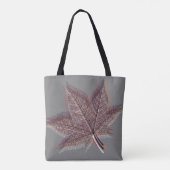 Winter Leaf Tote Bag (Achterkant)