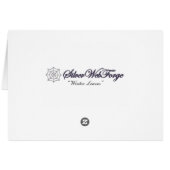 Winter Leaves Card (Achterkant Horizontaal)