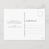 Winter Leaves Foliage Berry Merry-kerstfoto Feestdagenkaart (Achterkant)