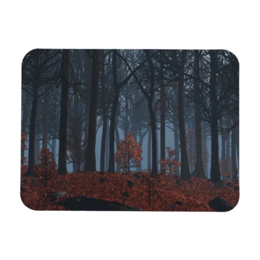 Winter Leaves Magnet Magneet (Horizontaal)