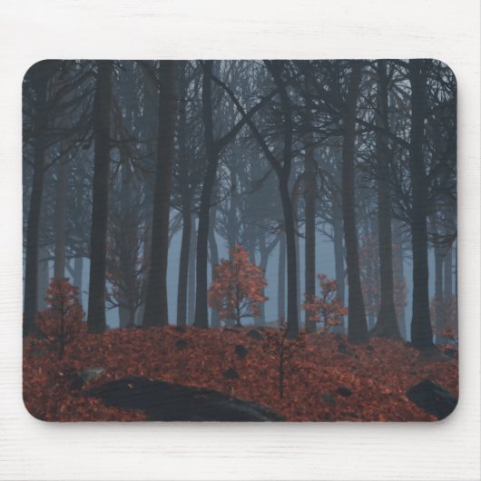 Winter Leaves Mousepad Muismat (Voorkant)