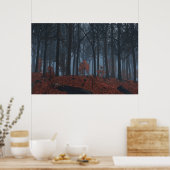 Winter Leaves Print (Keuken)