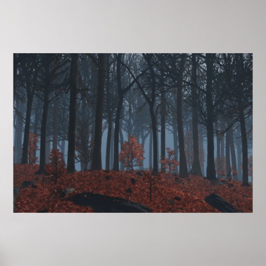 Winter Leaves Print (Voorkant)