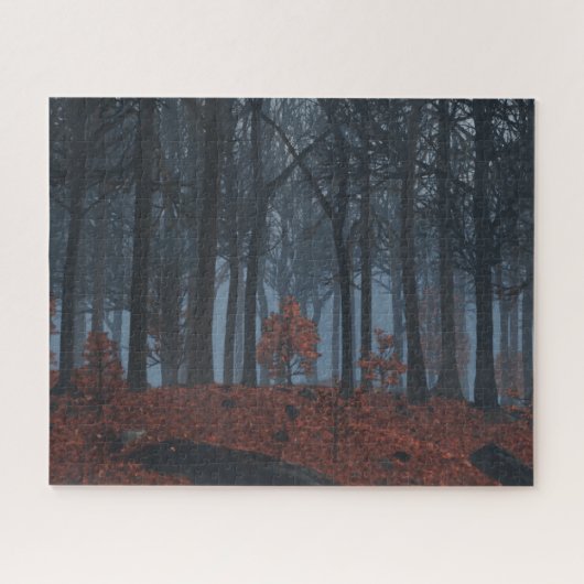 Winter Leaves Puzzle Legpuzzel (Horizontaal)