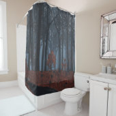 Winter Leaves Shower Curtain Douchegordijn (In situ)