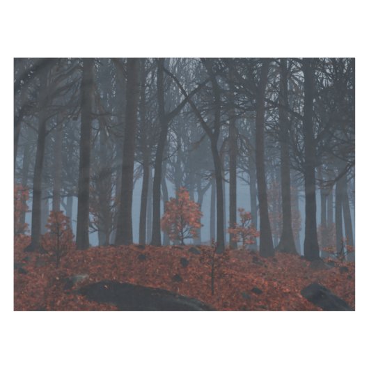Winter Leaves Tablecloth Tafelkleed (Voorkant (Horizontaal))
