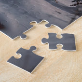 Winter Leopard Puzzel (Zijkant)