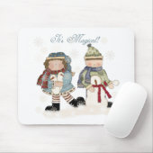 Winter Leuke T-shirts en cadeaus Muismat (Met muis)