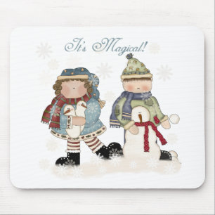 Winter Leuke T-shirts en cadeaus Muismat