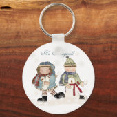 Winter Leuke T-shirts en cadeaus Sleutelhanger (Voorkant)