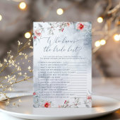 Winter Liefde in sneeuw Wie kent de bruid beste sp