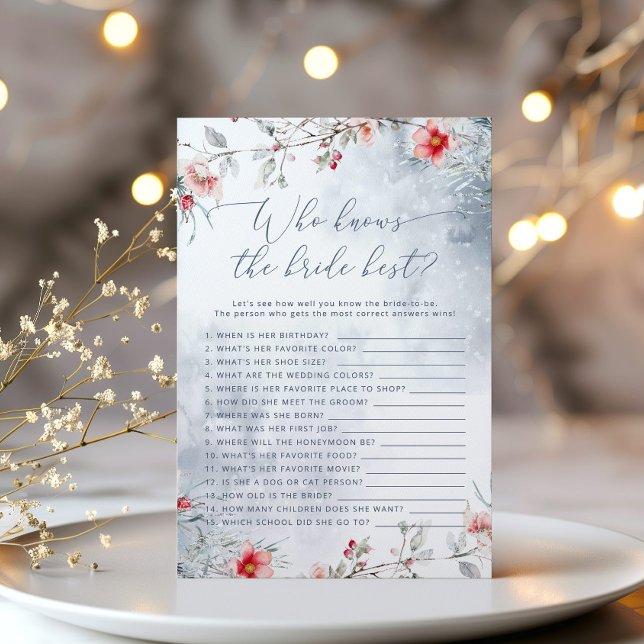 Winter Liefde in sneeuw Wie kent de bruid beste sp (Creator heeft geüpload)