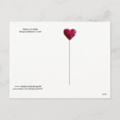 WINTER LIEFDESVOGELS IN SNEEUW VALENTIJN FEESTDAGENKAART (Achterkant)