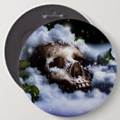 Winter Life IV Ronde Button 6,0 Cm (Voorkant /achterkant)