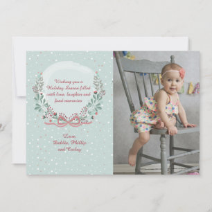 Winter Lijst Photo Holiday Card Feestdagenkaart