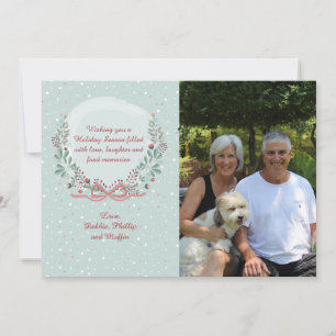 Winter Lijst Photo Holiday Card Feestdagenkaart