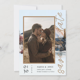 Winter Lodge in de bergen avontuur begint Kaart