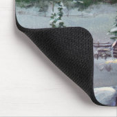 WINTER LOG CABIN DOOR SHARON SHARPE MUISMAT (Hoek)