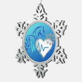 Winter Logo Sneeuwvlok Ornament (Rechts)
