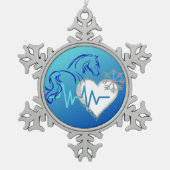 Winter Logo Sneeuwvlok Ornament (Voorkant)