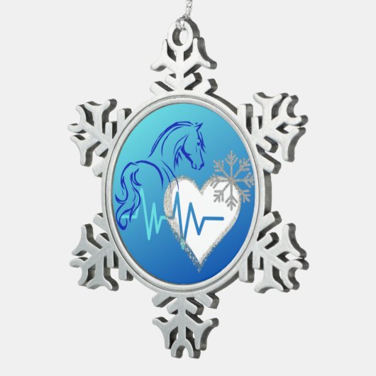 Winter Logo Snowflake Ornament (Rechts)