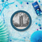 Winter Londen en Westminster Palace/ bord (Feest)