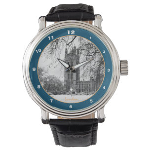 Winter Londen en Westminster Palace/ watch Horloge