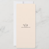 Winter Love Bird - Huwelijk Kaart (Achterkant)