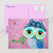 Winter Love Briefkaart (Voorkant / Achterkant)