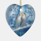 Winter Love Heart Ornament (Rechts)