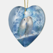 Winter Love Heart Ornament (Links)
