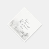 Winter Love Laughter and Gelukkig Ever After Servet (Hoek)