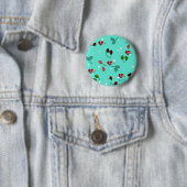 Winter Love Mittens en Snowflake Pattern Ronde Button 5,7 Cm (In situ)
