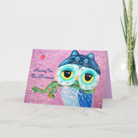 Winter Love - Ontbreekt u deze Kerstmis Feestdagen Kaart (Voorkant)