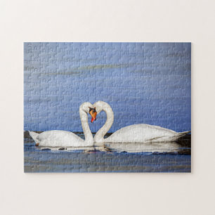 Winter Love Swan Puzzle Legpuzzel
