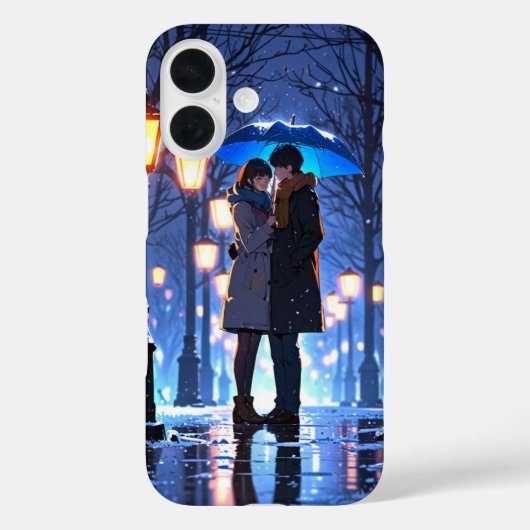Winter Love Umbrella Case-Mate iPhone Case (Achterkant)