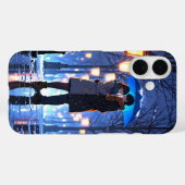 Winter Love Umbrella Case-Mate iPhone Case (Achterkant (horizontaal))