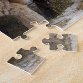 Winter Lunch voor schapen Legpuzzel (Zijkant)