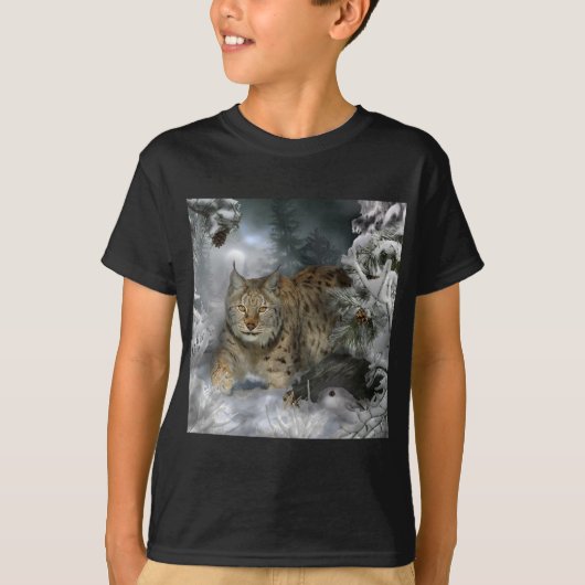 Winter Lynx T-shirt (Voorkant)