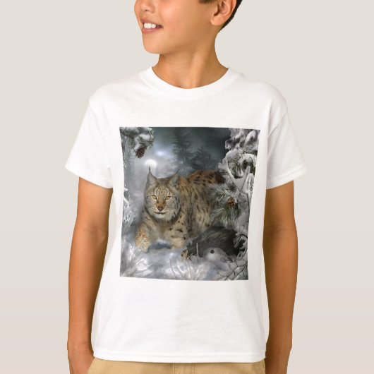 Winter Lynx T-shirt (Voorkant)