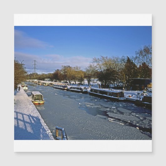 Winter Macclesfield Canal Cheshire England (Voorkant)
