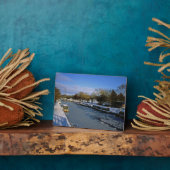Winter Macclesfield Canal Cheshire England Fotoplaat (Zijkant)