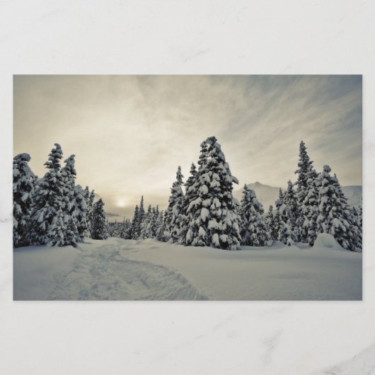 Winter Magic Briefpapier (Voorkant)